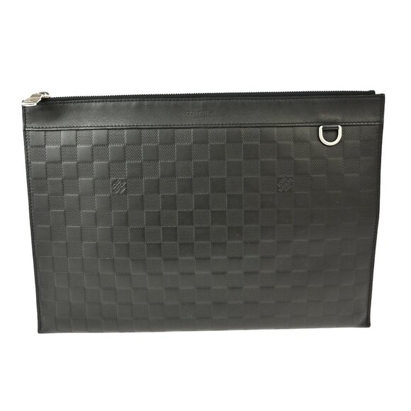 Louis Vuitton Damier Infini Pochette Discovery Clutch Bag N60112 TN2240 XX07807 - Picture 1 of 7